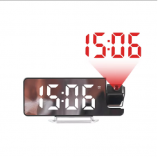Laikrodis, žadintuvas, laiko projekcija 180° Laikrodis, žadintuvas, laiko projekcija 180°